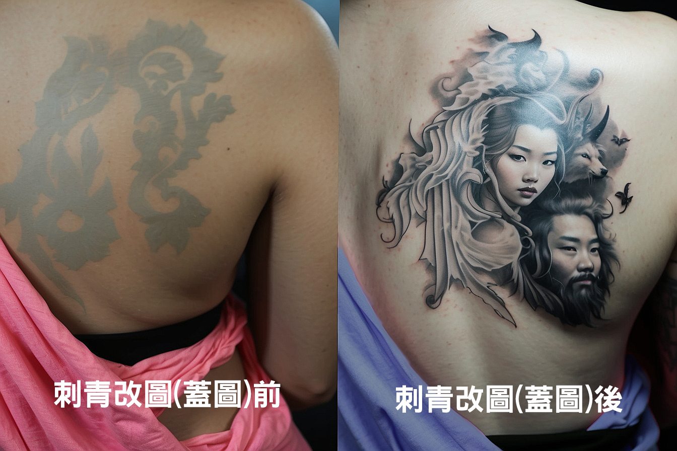 刺青改圖、蓋圖 - 刺青修改實例與資訊分享(多圖)